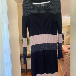 Knit midi dress. Lurex and knit. - Taylor